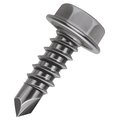 Malco Self-Drilling Screw, #3 x 1 in, Steel Hex Head Hex Drive, 500 PK BT164T